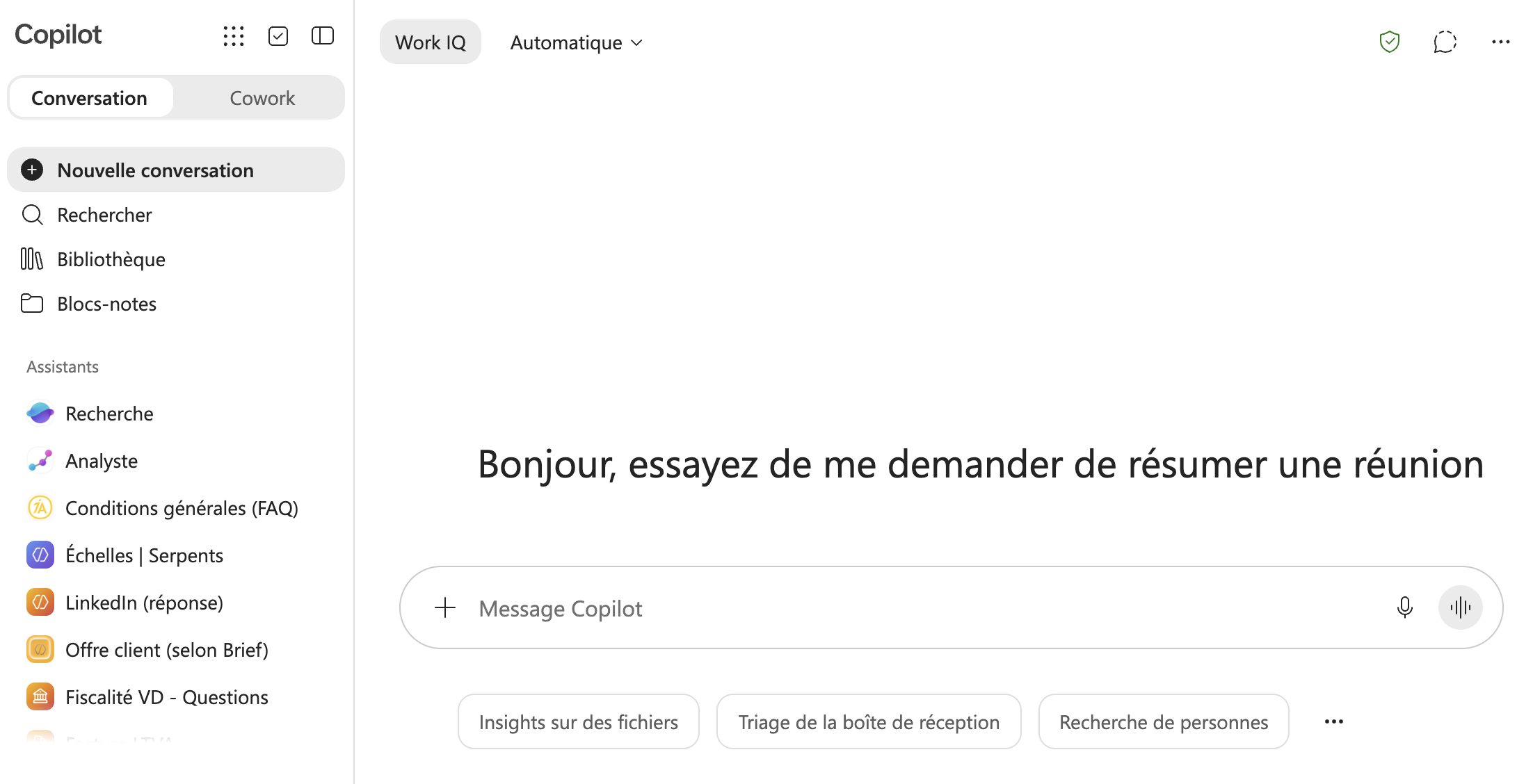 Microsoft Copilot - RH - Suisse